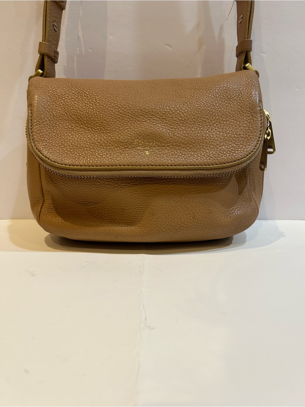 Fossil Purse-Light Beige- Fold Ocer